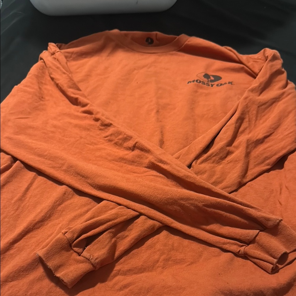 Mossy Oak Orange Long Sleeve Shirt